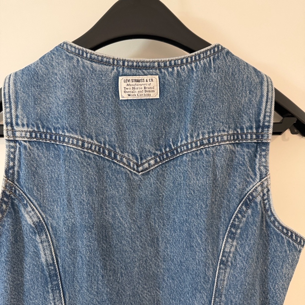 Vianna Denim Button Front Dress - Picture 9 of 9